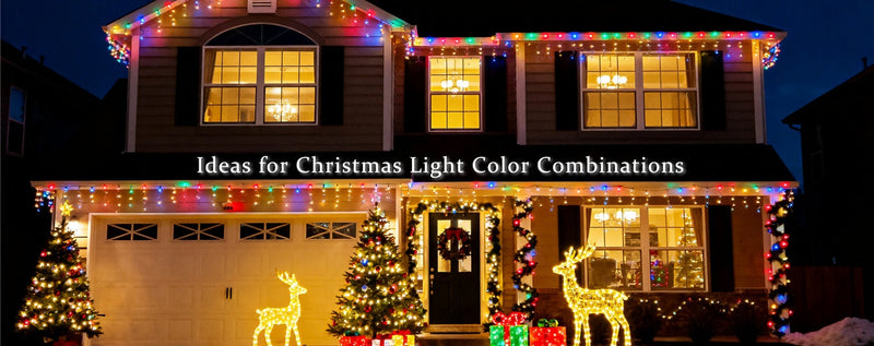 Ideas for Christmas Light Color Combinations