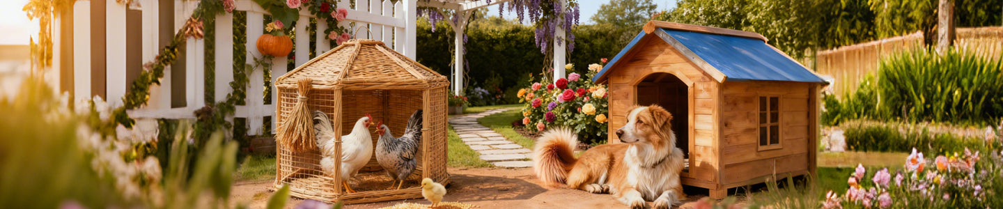outdoor chicken and dog supplies