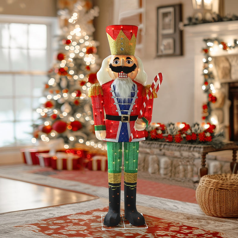 Outdoor nutcracker Christmas decoration