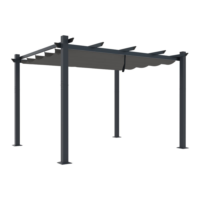 10x13 Pergola with Retractable Canopy