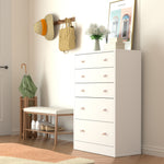 Veikous 5 Dresser Chest of Oversized Drawers for Living Room, Hallway and Entryway