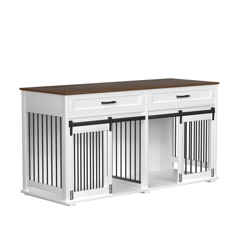 VEIKOUS Dog Crate End Table Large