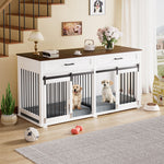 VEIKOUS Dog Crate End Table Large