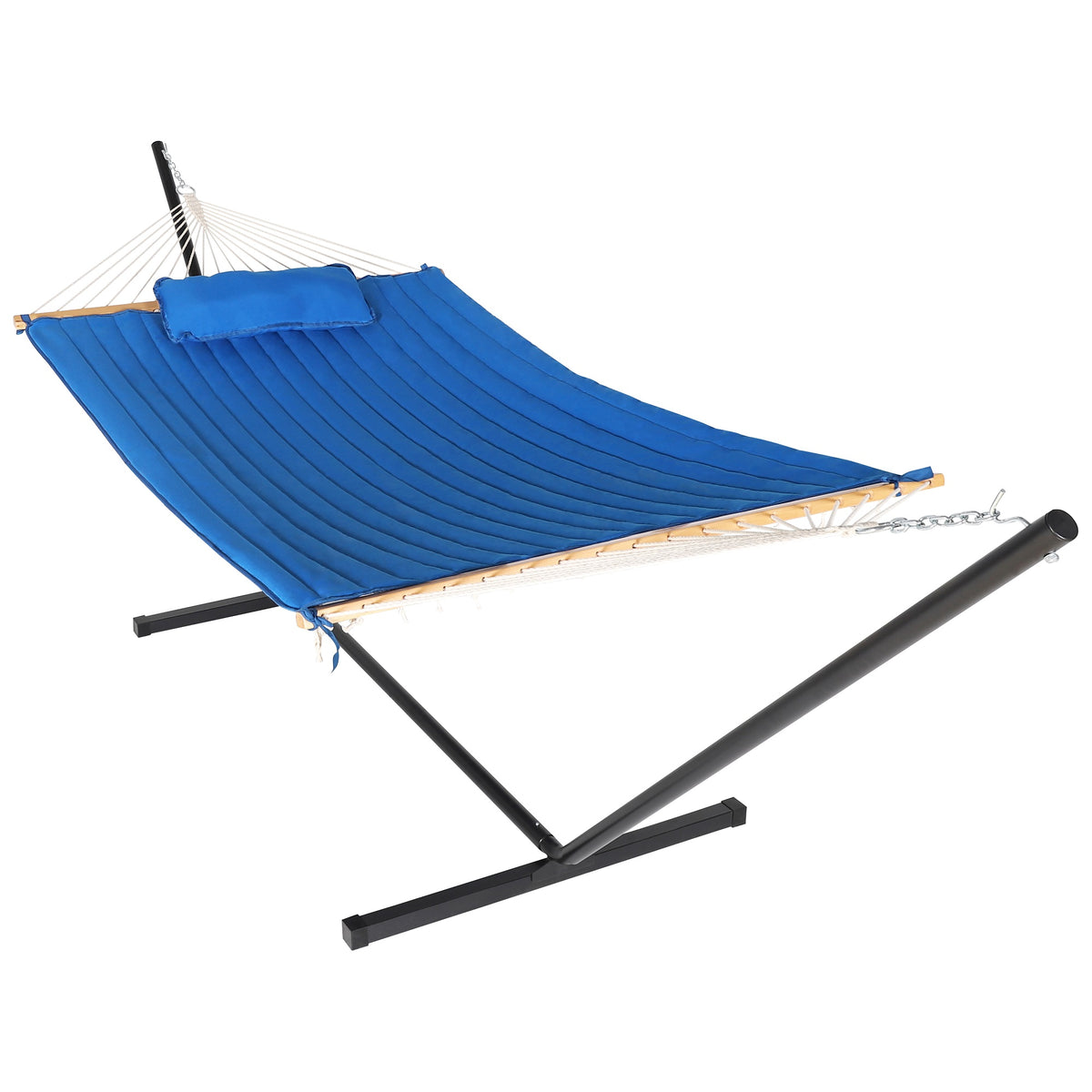 VEIKOUS Free-Standing Hammock, Blue