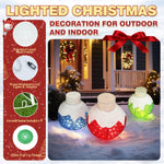 Veikous Lighted Outdoor Christmas Decoration for Yard, Pop-up Pre-Lighted Ball Holiday Decor Set
