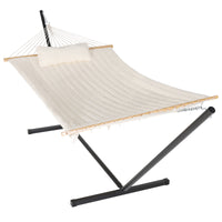 VEIKOUS Free-Standing Hammock, White