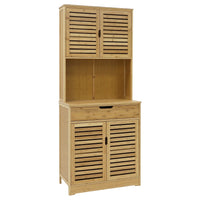 VEIKOUS 72" Bamboo Pantry