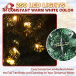 Slim Pencil Christmas Tree Pre-lit with Lights, Artificial Holiday Christmas Tree Home Decoration