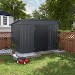 6' x 10' Outdoor Storage House with Sloped Roof