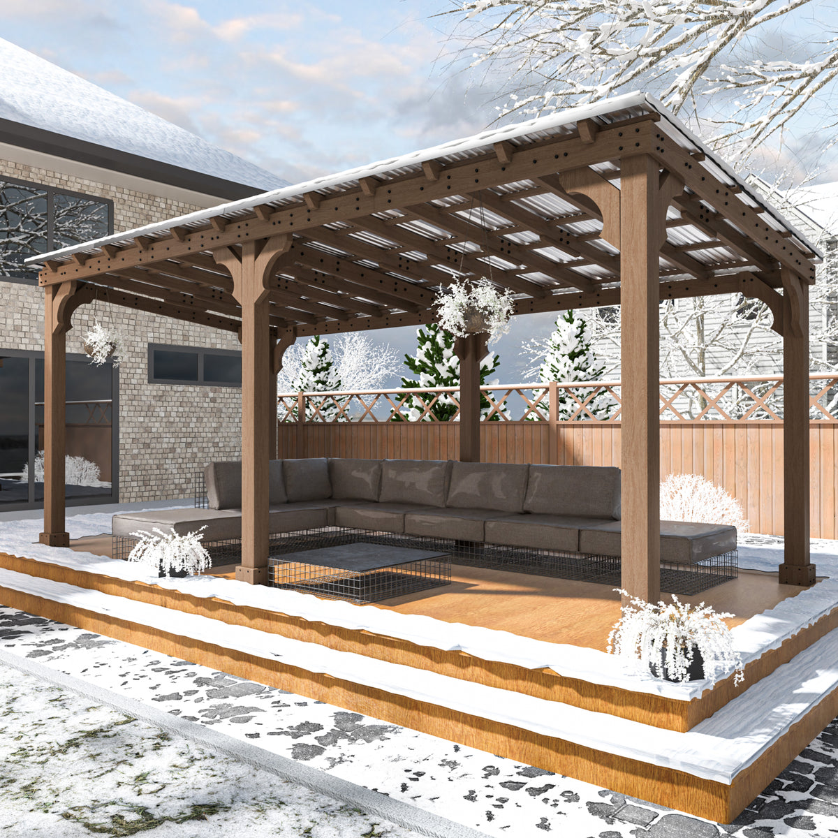 VEIKOUS 10'x20' Wooden Grill Gazebo: The Epitome of Outdoor Comfort and Style W