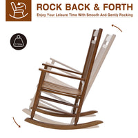 porch rocking chair set, Chocolate