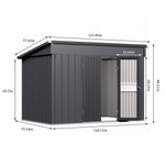 VEIKOUS Outdoor Storage Shed