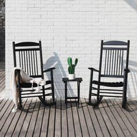 outdoor rocking chair for two, Black
