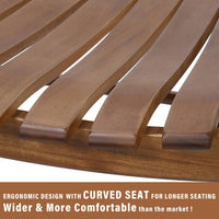 rocking chairs for front porch, Chocolate