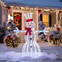 VEIKOUS 4.5FT Iridescent Snowman