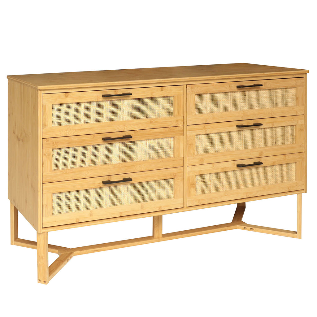 Veikous Wicker Dresser