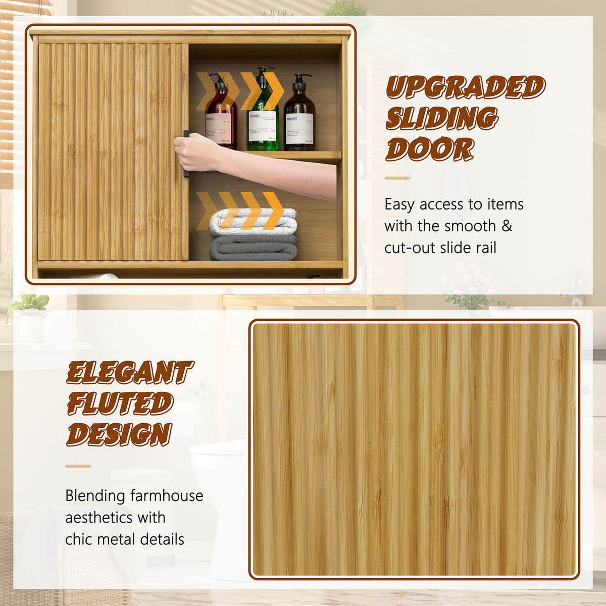 bathroom sliding door cabinet