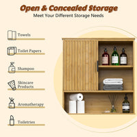 bathroom sliding door cabinet