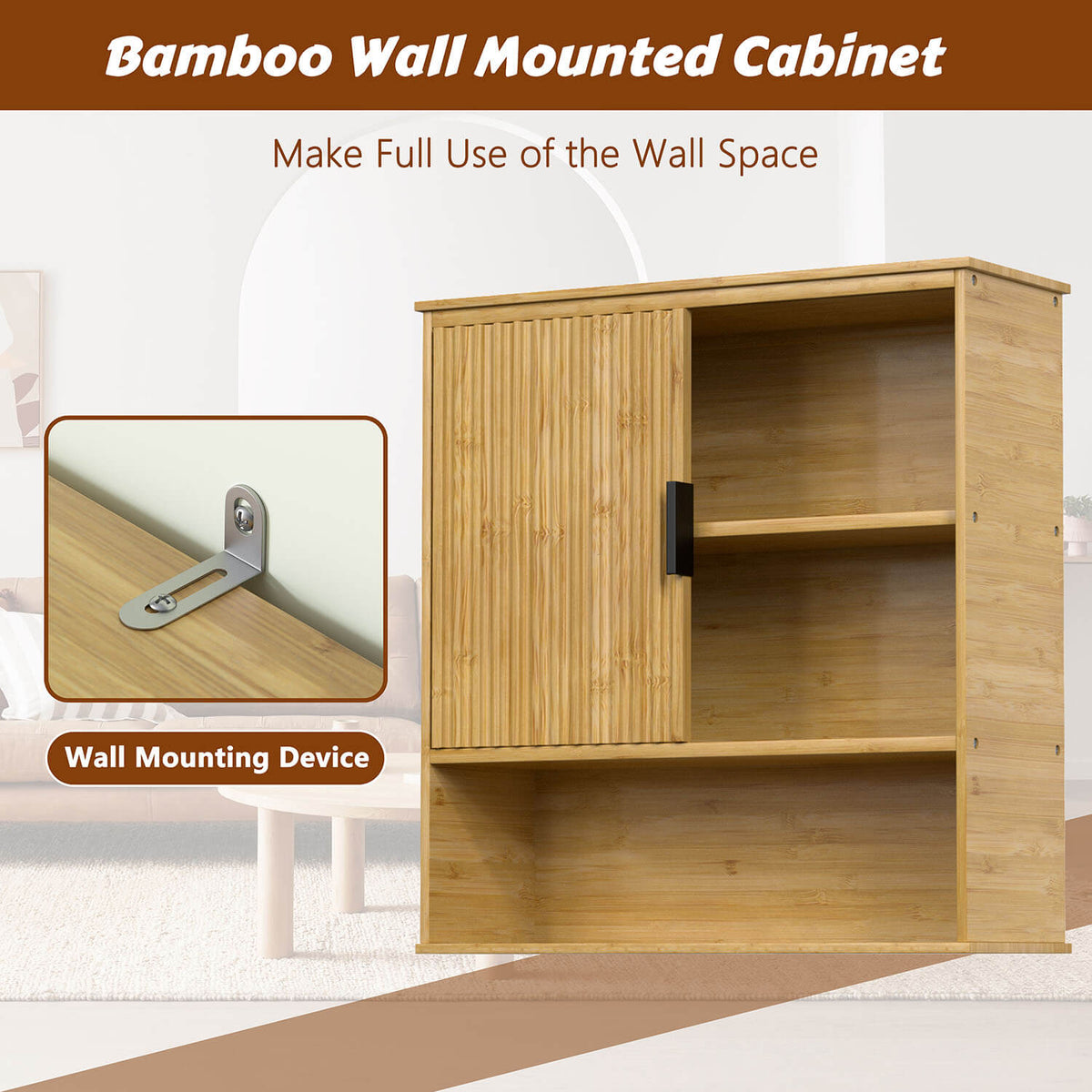 bathroom cabinet with sliding doors