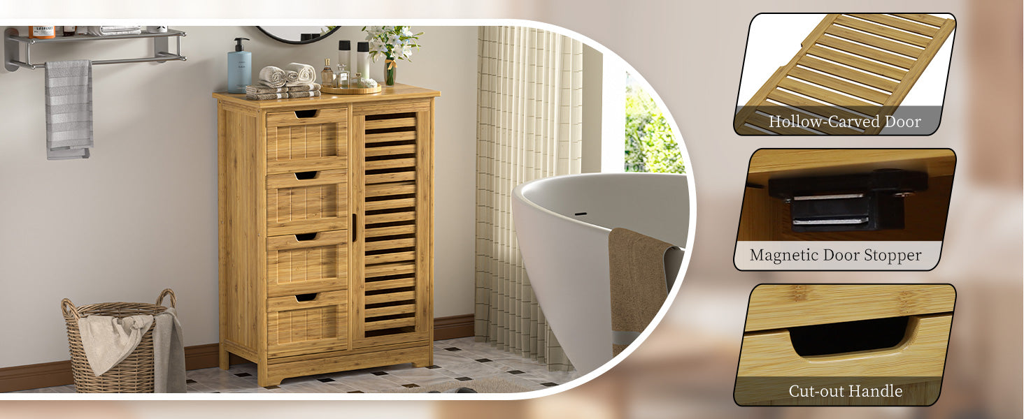 bathroom drawer organizer with magnetic doors