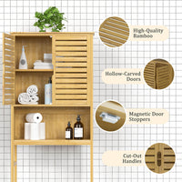 Cabinets Over the Toilet, Cut-Out Handles