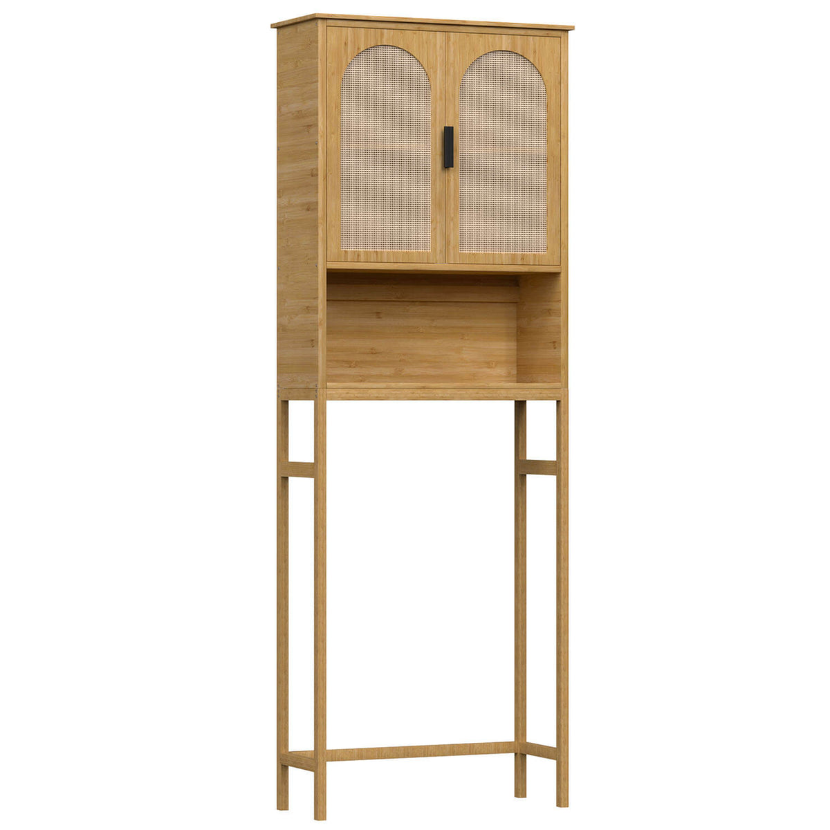 Rattan Over the Toilet Storage