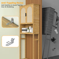 Anti-Toppling Over the Toilet Storage