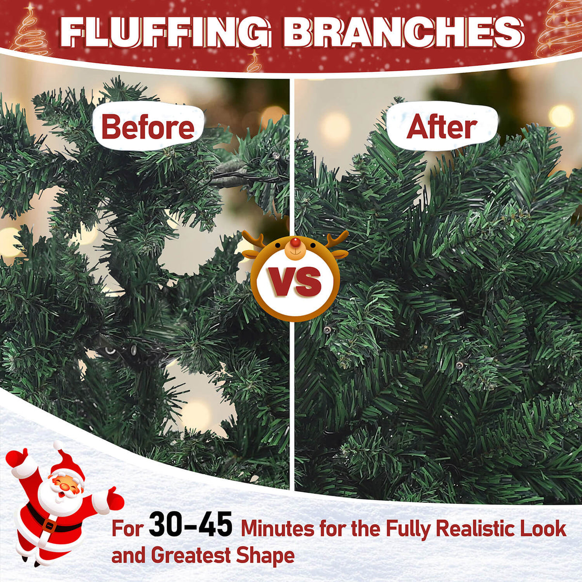 Skinny pre lit Christmas tree