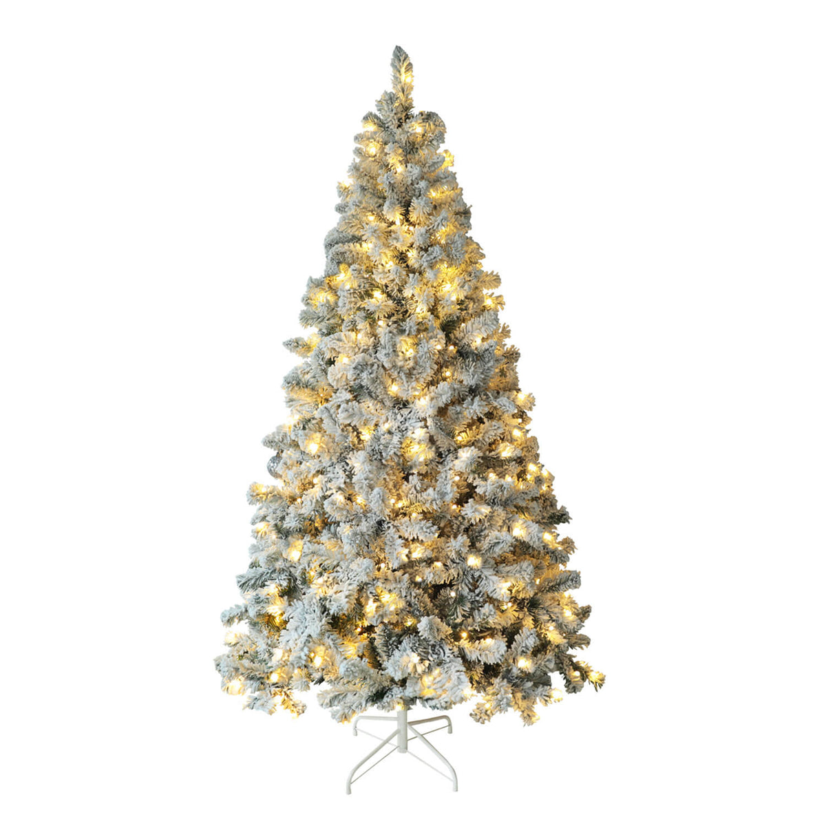 Snow Flocked Christmas Tree, 6ft