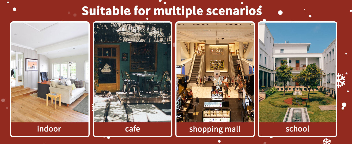 Snow christmas tree for indoors and outdoors