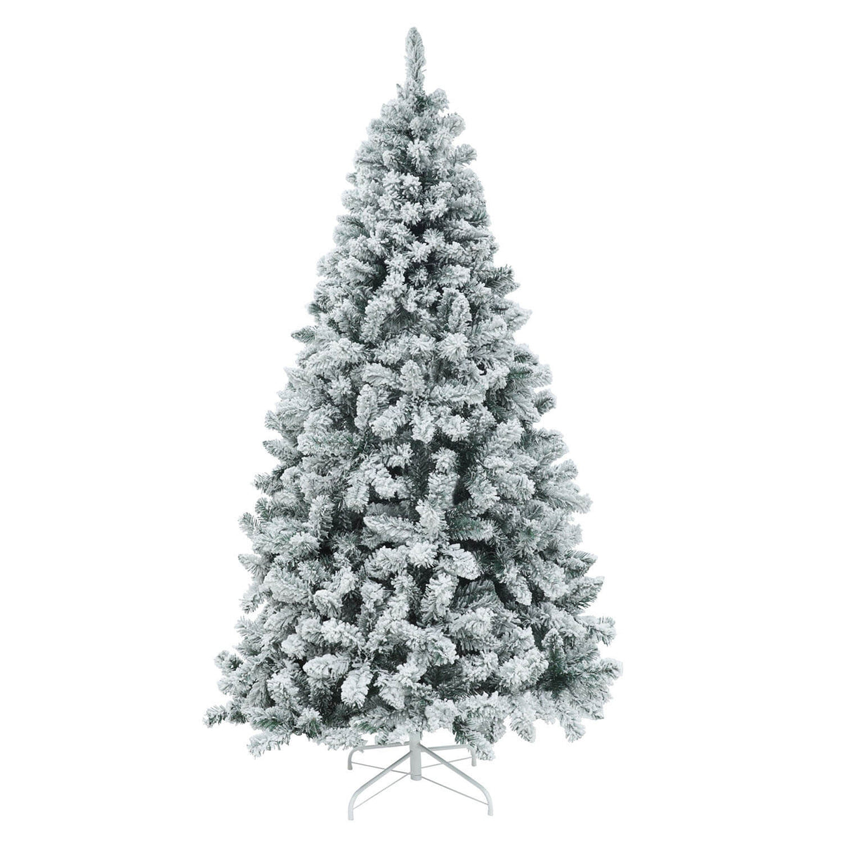 7.5ft Snowy Christmas tree with lights