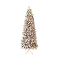 5FT Skinny Flocked Christmas Tree