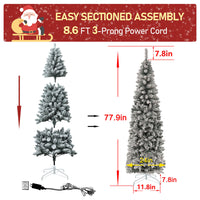 6ft Pencil Christmas Tree