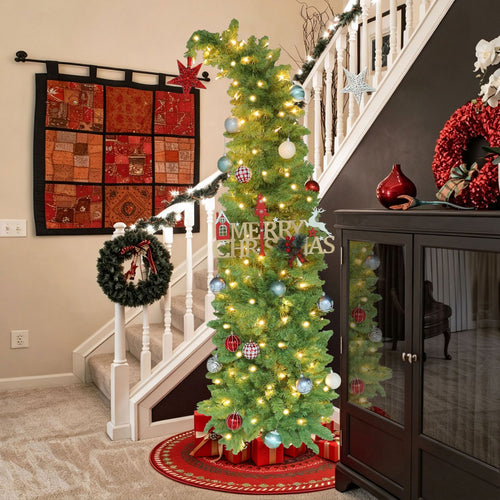 Pre-Lit Christmas Artificial Tree