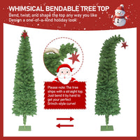 Santa Hat Christmas Tree with Adjustable Top