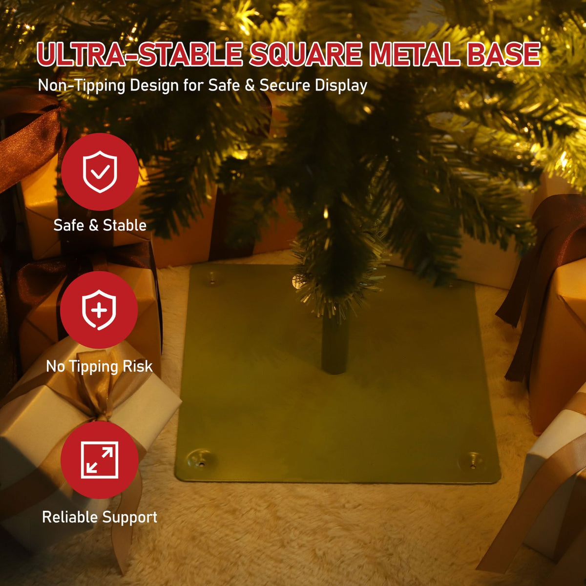 Easy Assembly Christmas Tree with Power Cord