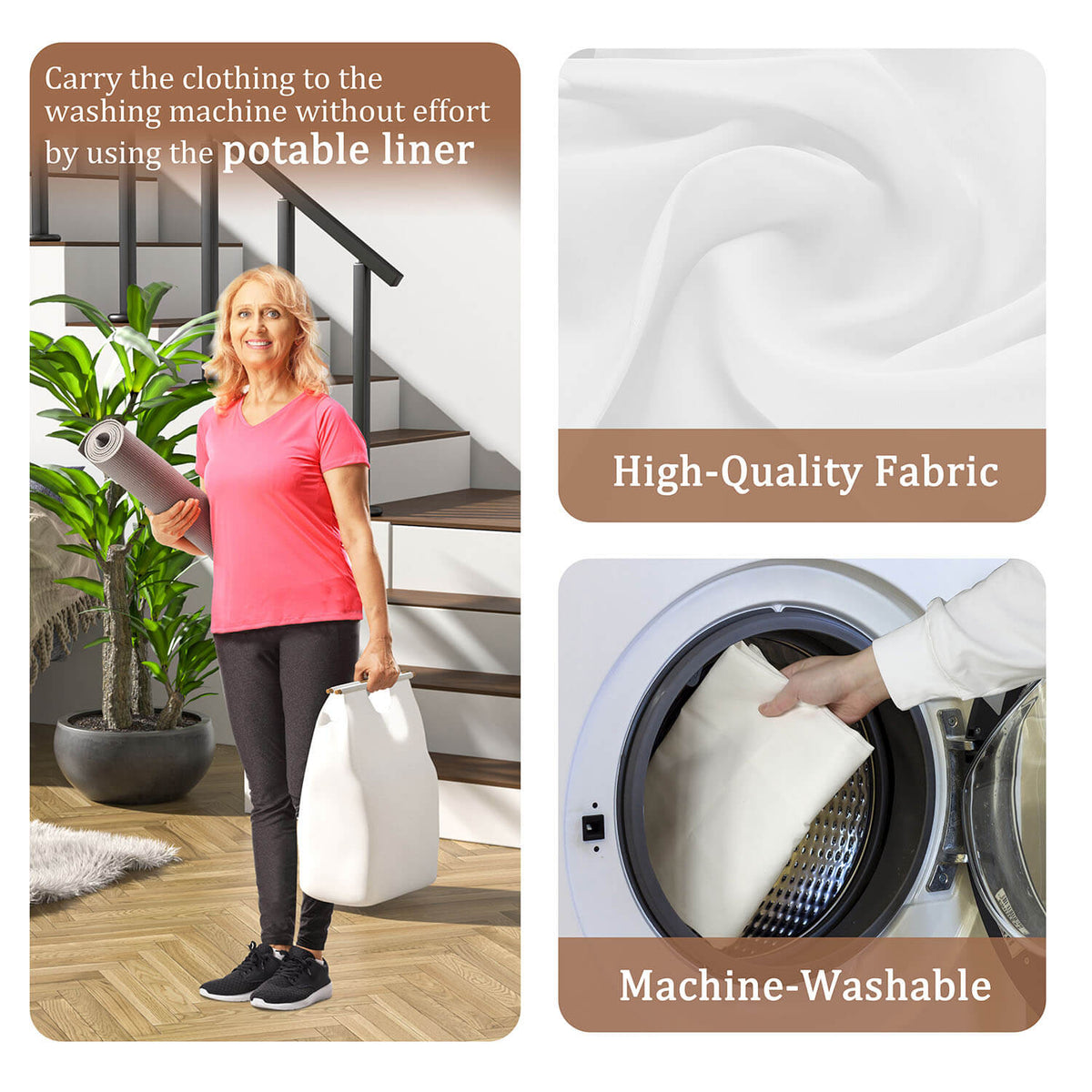 bulk bamboo laundry baskets