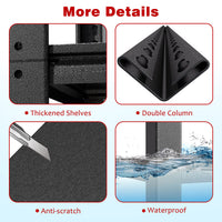 Veikous Thickened 5-Tier Shelves