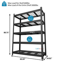3000 LBS Steel Shelving from Veikous