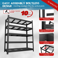 5-Tier Boltless Large Storage Rack