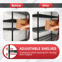 Adjustable Shelving Unit from Veikous
