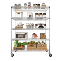 Wire Storage Shelves, Silver