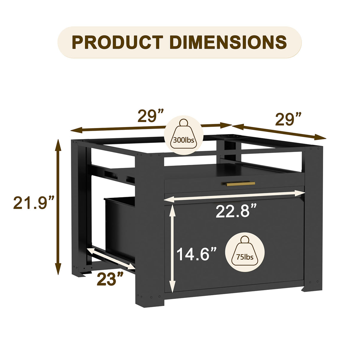 Universal pedestal for washer and dryer