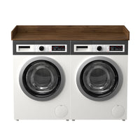 Veikous Countertop Over Washer Dryer, Bamboo Washer Dryer Topper with Anti-Slip Mats and Edge Rails