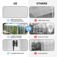 White greenhouse 6x10