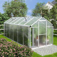 Polycarbonate Greenhouses for Backyard, White