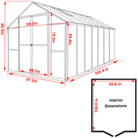 Walk in Greenhouse 8 x 14