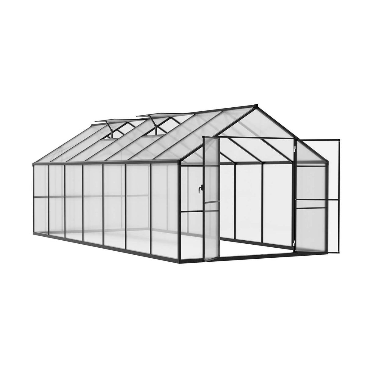 VEIKOUS Walk in Polycarbonate Greenhouse