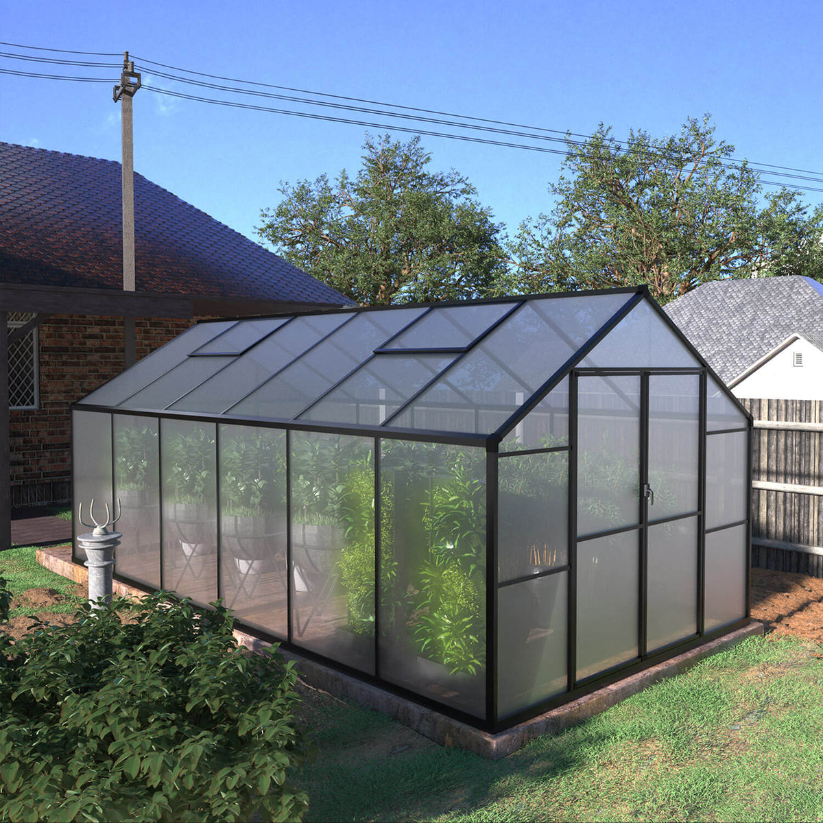 12x8 green house for plants
