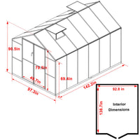 8x12 outdoor greenhouse for sale